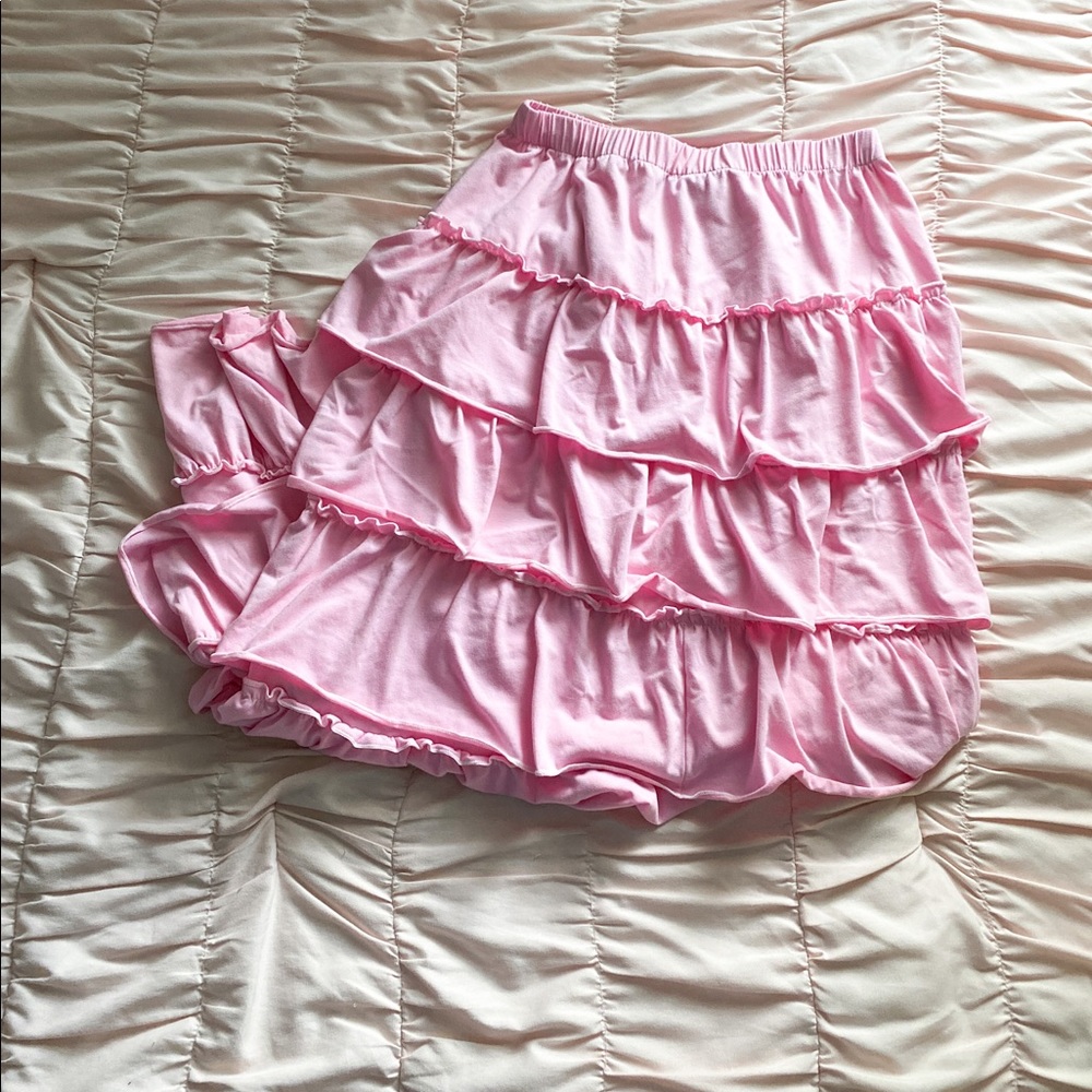 pnh clothing | ruffled skirt